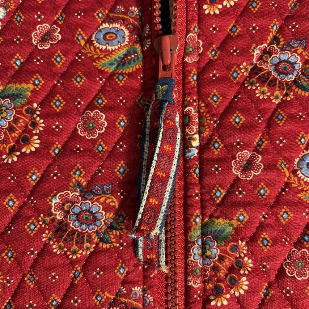 Hanging Folding Garment Bag Vera Bradley Travel Bag Quilted Red Good Condition